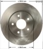 Klocki oraz tarcze hamulcowe tylne 328mm Dodge Journey 2012-